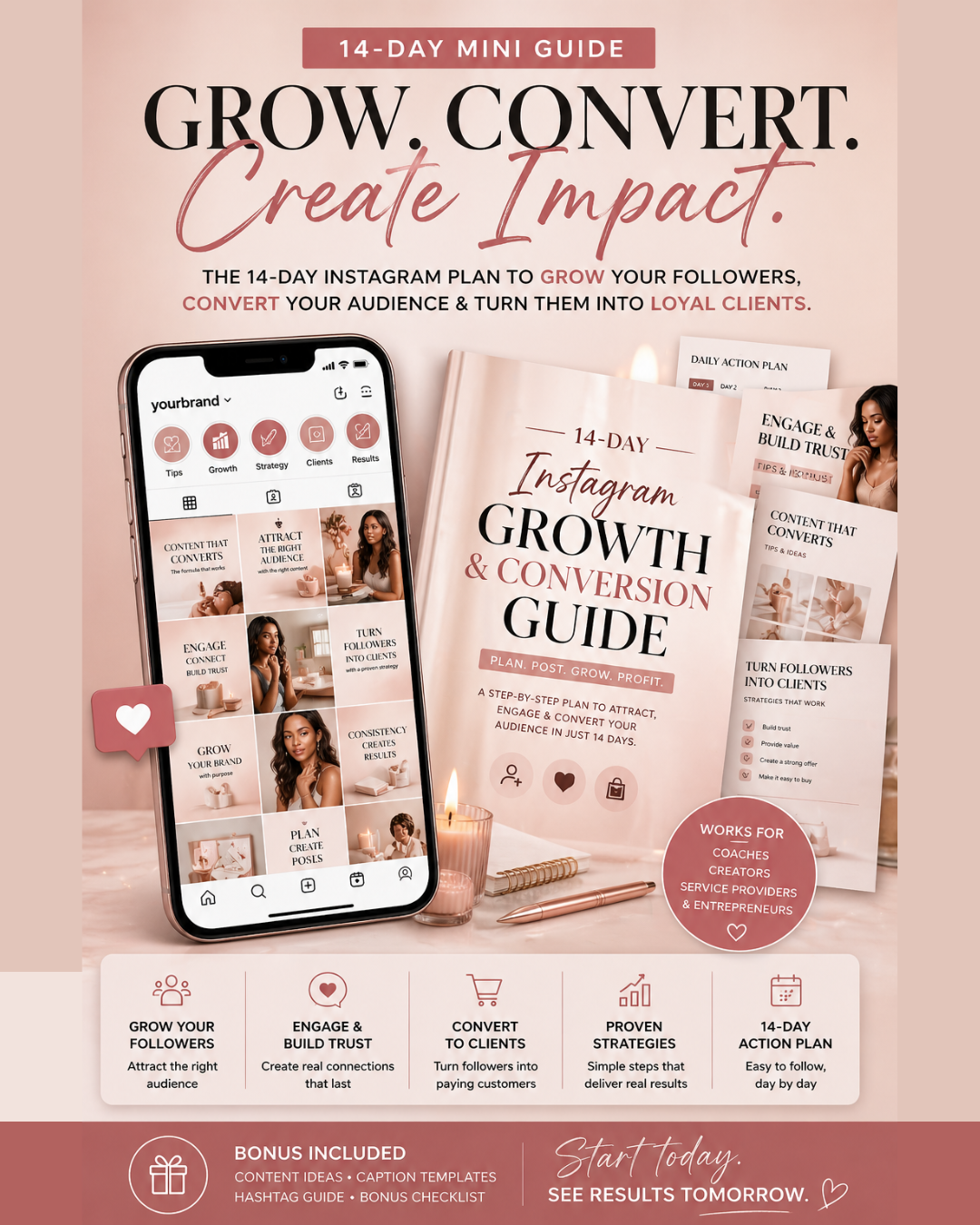 Instagram 14 Days: A Mini Strategic Guide to Finding Clients